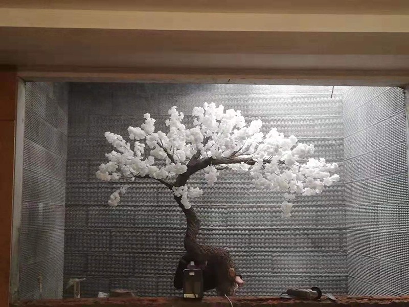 水幕墙 樱花树