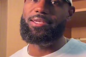 老詹谈过去三场自己数据：听起来很酷，我只是在努力赢球